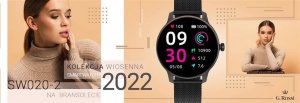 Smartwatch Gino Rossi SW020-2 Czarny  (SW020-2) 20