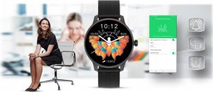 Smartwatch Gino Rossi SW020-2 Czarny  (SW020-2) 9