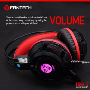 Słuchawki Fantech HG7  CS Czerwone 5