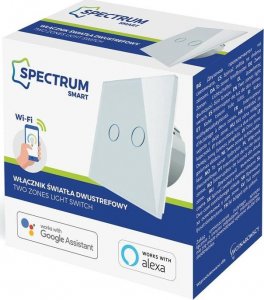 Spectrum TWO ZONES LIGHT SWITCH SMARTWIFI 1000W 3