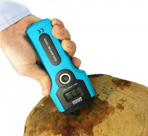 Allsun Miernik wilgotności drewna tektury betonu cegieł wilgotnościomierz 2