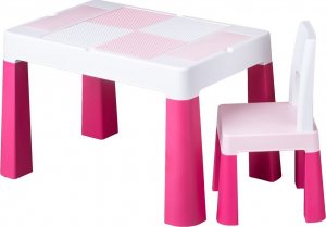 Multifun Multifun zestaw mebli dzieciĘcych stolik + krzeseŁko pink rÓŻowy 1
