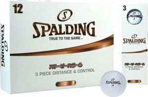 Spalding morele Piłki golfowe SPALDING Distance i Control (białe) 1