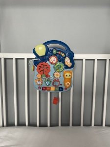 PRC CHODZIK INTERAKTYWNY PCHACZ EDUKACYJNY STOLIK 6w1 NIEBIESKI 13