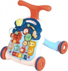 PRC CHODZIK INTERAKTYWNY PCHACZ EDUKACYJNY STOLIK 6w1 NIEBIESKI 7