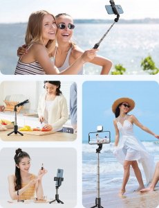 Selfie stick Mcdodo MCDODO KIJEK SELFIE STICK TRIPOD BLUETOOTH STATYW 3