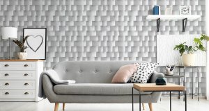 Muralo Tapeta Nowoczesny Wzór Geometryczny - Efekt 3D 2