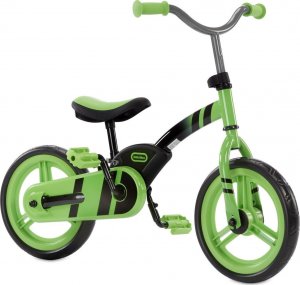 Little Tikes rowerek biegowy zielony 2w1 z pedałami 1