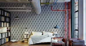 Muralo Tapeta Modernistyczny Abstrakcyjny Motyw 3D 2