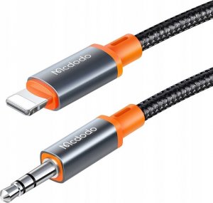 Kabel USB Mcdodo Lightning - mini Jack 3.5 mm 1.8 m Czarny (CA-0890) 2