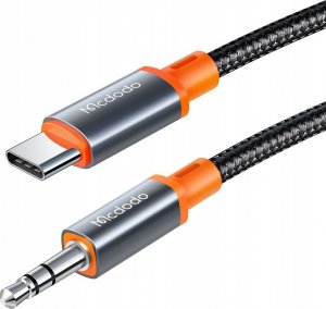 Kabel USB Mcdodo USB-C - mini Jack 3.5 mm 2 m Czarny (CA-0900) 2