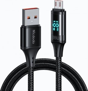 Kabel USB Mcdodo USB-C - microUSB 1.2 m Czarny (MDD38) 1