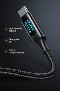 Kabel USB Mcdodo USB-C - USB-C 1.2 m Czarny (MDD39) 8