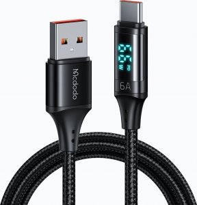 Kabel USB Mcdodo USB-A - USB-C 1.2 m Czarny (CA-1080) 1
