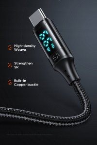 Kabel USB Mcdodo USB-A - USB-C 1.2 m Czarny (CA-1080) 8