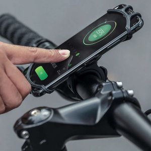 RockBros Uchwyt rowerowy silikonowy RockBros LF436BK na rower na kierownicę do telefonu Czarny 9