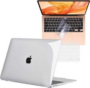 Etui Alogy Etui Alogy Hard Case do Apple MacBook Air 13 M1 2021 Przezroczyste + Nakładka na klawiaturę 1