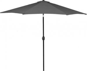 Springos Parasol ogrodowy składany 300 cm duży na balkon ciemnoszary UNIWERSALNY 17