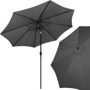 Springos Parasol ogrodowy składany 300 cm duży na balkon ciemnoszary UNIWERSALNY 7