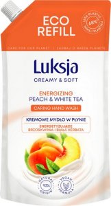 Luksja Luksja Creamy & Soft Kremowe mydło w płynie Brzoskwinia i Biała herbata 400 ml opakowanie uzupełniające 1