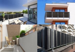 TechnoRattan Osłona Balkonowa z TECHNORATTANU wys. 100cm - RC30 4