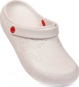 Big Star Klapki męskie kroksy białe Big Star II175003 41 3