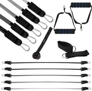 Springos Guma oporowa zestaw 5 szt. szary ekspander, taśma do ćwiczeń 4,5-22,7 kg UNIWERSALNY 15