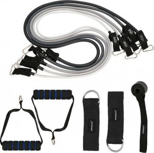 Springos Guma oporowa zestaw 5 szt. szary ekspander, taśma do ćwiczeń 4,5-22,7 kg UNIWERSALNY 4