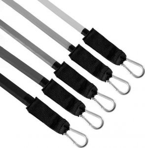 Springos Guma oporowa zestaw 5 szt. szary ekspander, taśma do ćwiczeń 4,5-22,7 kg UNIWERSALNY 6