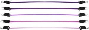 Springos Guma oporowa zestaw 5 szt. fioletowy ekspander, taśma do ćwiczeń 4,5-22,7 kg UNIWERSALNY 5