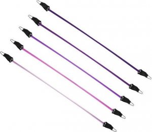 Springos Guma oporowa zestaw 5 szt. fioletowy ekspander, taśma do ćwiczeń 4,5-22,7 kg UNIWERSALNY 6