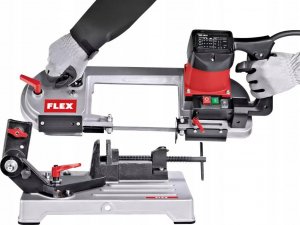 Flex Juostinis metalo pjuklas FLEX SBG 4910 su priedais 7