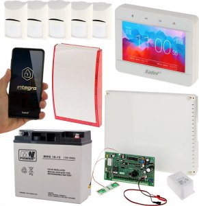 Satel Alarm SATEL INTEGRA 128 WRL na 5 czujników ruchu Bosch 1