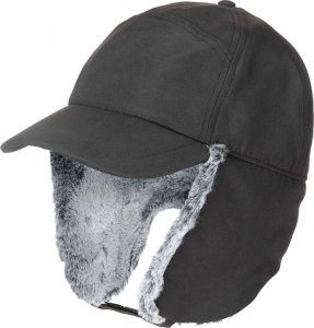 Fox Fox Outdoor Czapka Zimowa z Daszkiem Traper Czarna 2