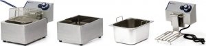 Frytkownica Hendi Frytownica gastronomiczna Blue Line 6kW 230V 2 x 4L - Hendi 205846 1