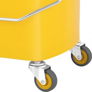 Upominkarnia Wózek do sprzątania z wyciskarką do mopa pojemnik ze ścianką działową 20 l 2