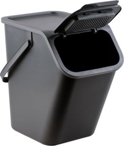 Kosz na śmieci Practic uchylny szary (AVO000479) 2