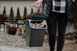 Kosz na śmieci Practic uchylny szary (AVO000479) 5