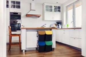 Kosz na śmieci Practic uchylny szary (AVO000481) 5