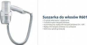 Suszarka Beko VALERA 533.15/038B Hospitality hair dryer Premium 1100 4