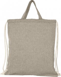 Upominkarnia Plecak Pheebs z bawełnianym sznurkiem ściągającym z recyklingu o gramaturze 150 g/m 3
