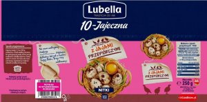 Lubella Lubella 10-jajeczna z jajami przepiórczymi Makaron nitki 250 g 2