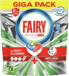 Fairy Fairy Platinum Plus All in One, Tabletki do zmywarki, 52 szt 1