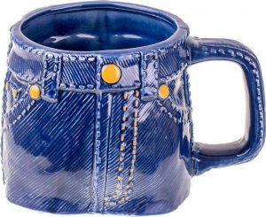 Upominkarnia Jeansowy kubek 2173 Granatowy 2