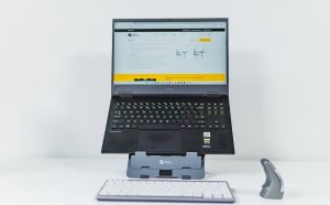 Stojak BakkerElkhuizen Bakker Elkhuizen Uchwyt na laptopa i tablet FlexTop 170 Ciemnoszary 2