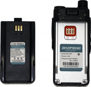 Krótkofalówka Baofeng / Pofung Baofeng DM-1801 5W DMR dwupasmowy radiotelefon DMR / FM kompatybilny z MotoTRBO Tier I i II + programator 4