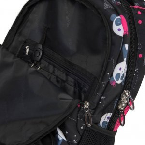 Kemer Plecak dziecięcy WINGS KEMER LOGO BP20-01 PANDA Czarna 3