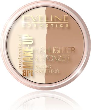 Eveline Eveline Art Professional Make-up Puder brązująco-rozświetlający nr 57 12g 1