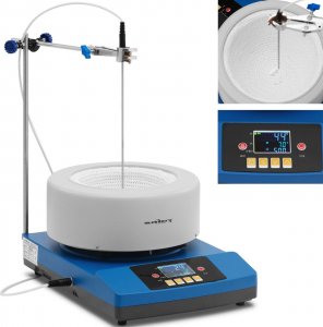 Statyw Steinberg Płaszcz grzewczy laboratoryjny z mieszadłem magnetycznym + statyw 2 l 1800 obr./min 300 C Płaszcz grzewczy laboratoryjny z mieszadłem magnetycznym + statyw 2 l 1800 obr./min 300 C 1