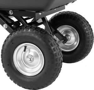 Hillvert Wózek wywrotka ogrodowa transportowa uchylna do 550 kg poj. 150 l Wózek wywrotka ogrodowa transportowa uchylna do 550 kg poj. 150 l 5